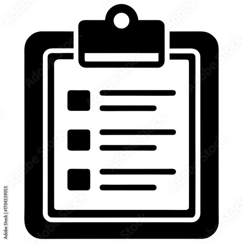 clipboard icon vector illustration