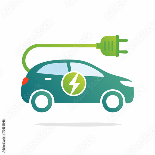 A Modern Illustrated Conception of an Electric Vehicle with Charging Infrastructure