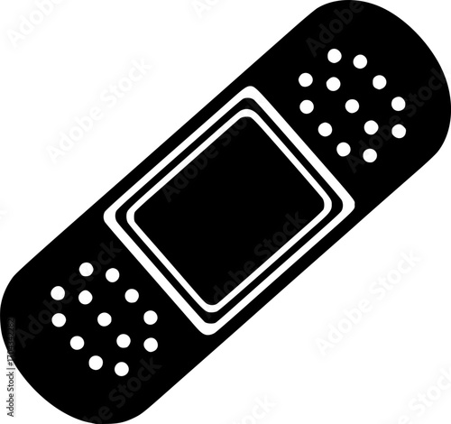 Band aid icon symbol pictogram. 
