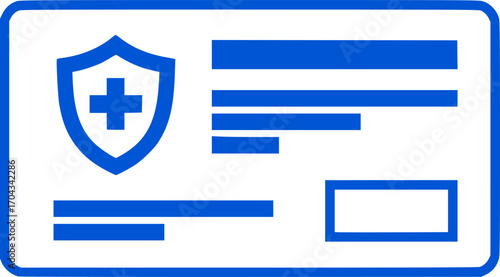 Insurance card icon
