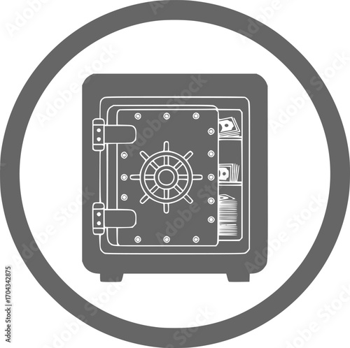Bank vault icon
