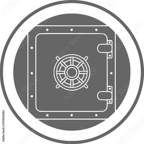 Bank vault icon

