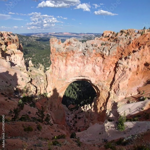 Canyon archway vista