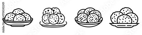 Modern illustration of a browser cookie icon set against a white background