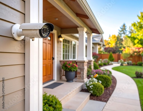 Exterior home security camera