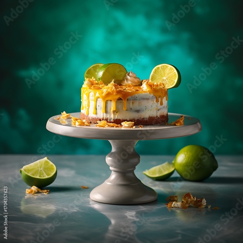 Lime Cheesecake Delight Creamy, Tangy, Sweet