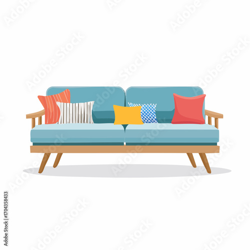 Buntes Sofa