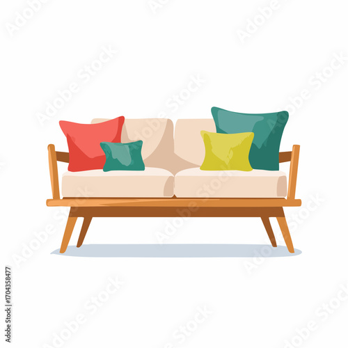 Buntes Sofa