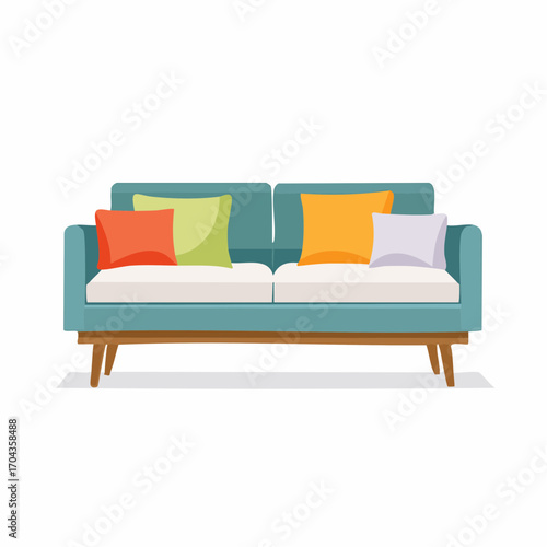 Buntes Sofa