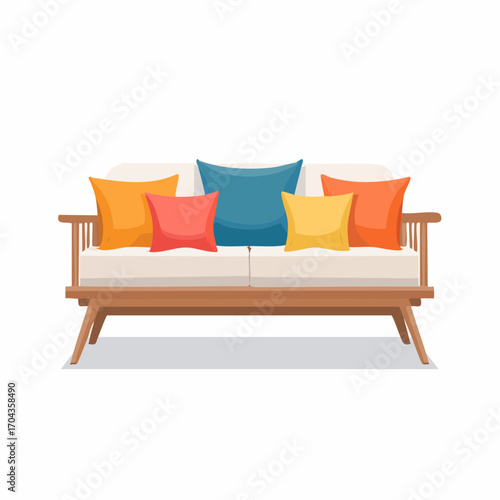 Buntes Sofa