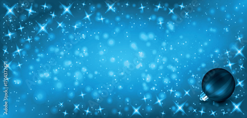 Blue grunge Christmas background, Christmas wishes background, Winter Snowfall Christmas background, Flying snow flakes and stars on winter blue background. snowflake template. Vector illustration.