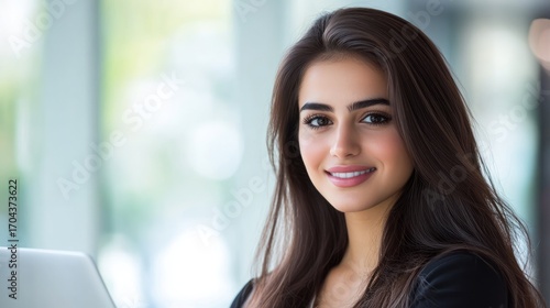 Confident woman in business setting Free Download Confident woman in business setting - GFXLoad
