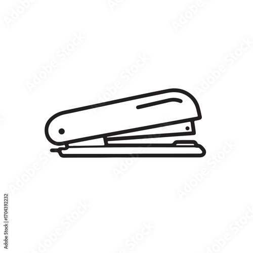 stapler isolated vector  on white background 