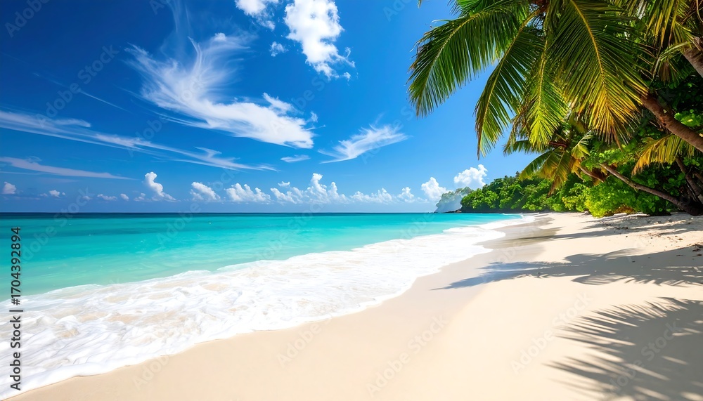 Obraz premium Tropical beach paradise (21)