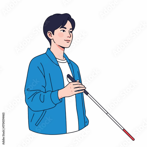 young man playing golf with a golf club in hand