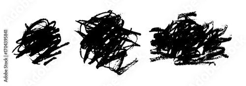 Abstract Scribbled Artwork Symbolizing Mental Health Struggles, Anxiety, and Emotional Turmoil