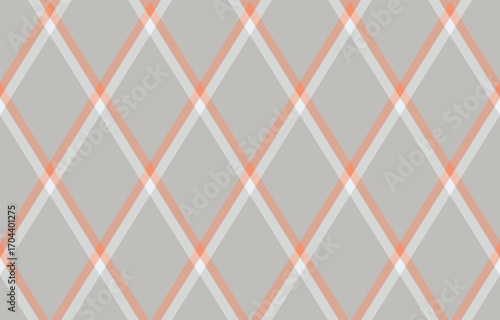 Argyle pattern of geometric rhombus. Harlequin check wallpaper design. Classic diamond shaped textile material for web background, print fabric clothing, sweater, wrapping paper, gift card, invitation
