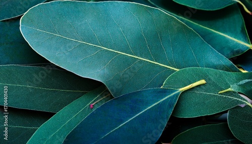 Eucalyptus Leaves Macro Textured Beauty Nature Photography Botanical Wonders Flora Detail Teal Green
