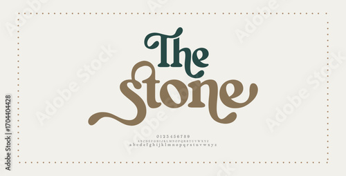 Elegant alphabet letters font and number. Classic Lettering Minimal Fashion Designs. Typography modern serif fonts regular decorative vintage concept. vector illustration

