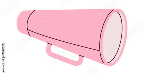 Loudspeaker hand drawn cinema element