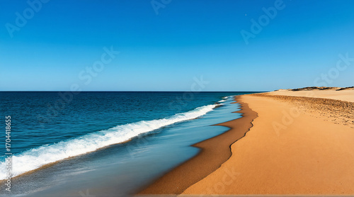 A beach in Namibia. generative ai