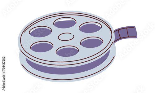Film reel hand drawn element