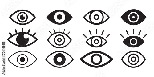 Creative eye icon for all designers
