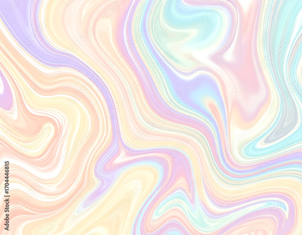 Obraz premium Abstract pastel swirl pattern