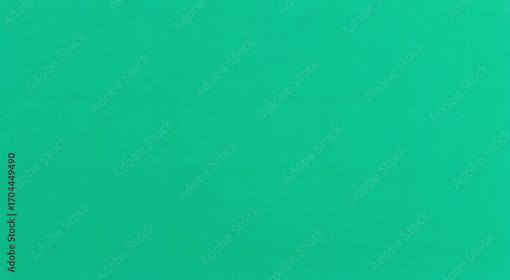 Vibrant solid teal green background for design and copy space