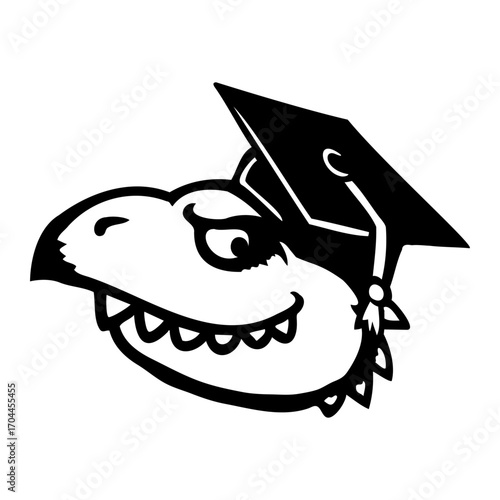 Dino College Degree School Certification Student Dinosaur Success