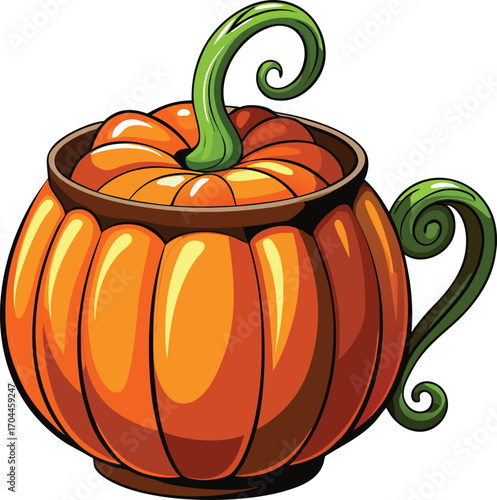 Halloween Pumpkin Coffee Cup Pumpkin Spice Coffee Mug Design