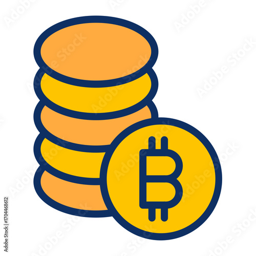 Coin Vector Icon Design