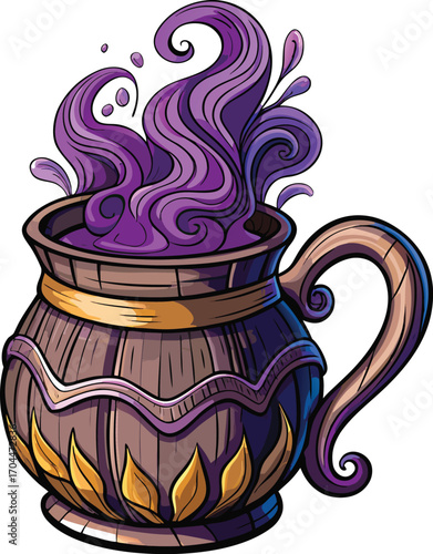 Witch Brew Chai Magical Purple Potion Mug