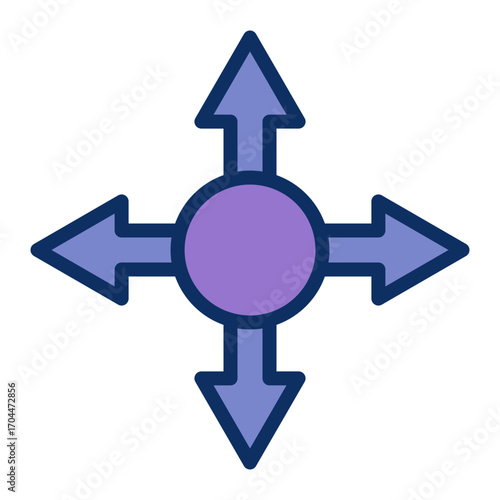 Move Vector Icon Design