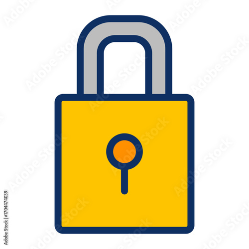 Padlock Vector Icon Design