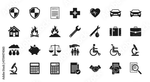 Healthcare, Safety, and Tools in Vector Illustrations for First Responders