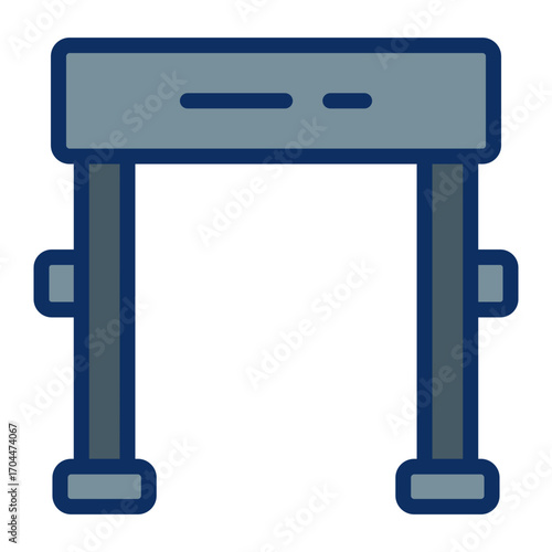 Security Gate Vector Icon Design