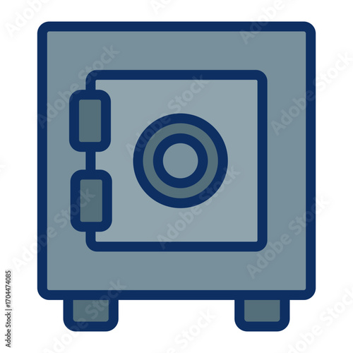 Safe Box Vector Icon Design