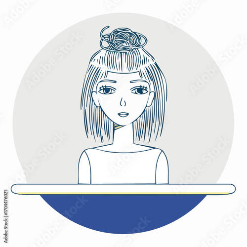 morning struggle cartoon sketch vector illustration for relatable storytelling