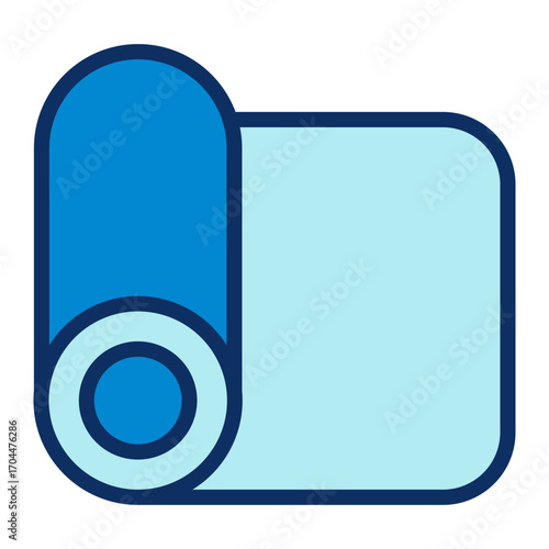 Exercise Mat Vector Icon Design
