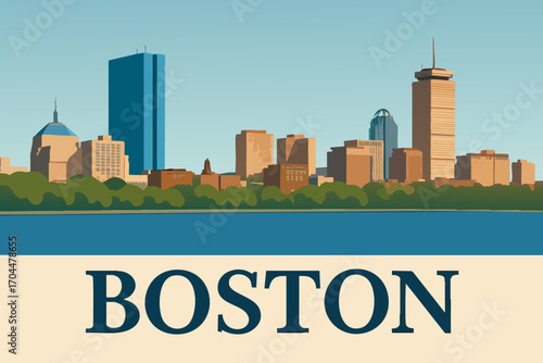 Boston Skyline from the Charles River