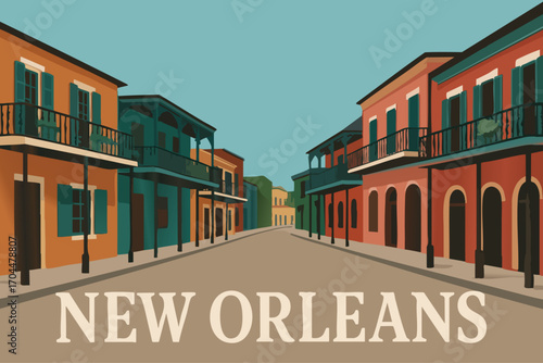 New Orleans French Quarter Streets