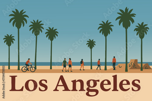 Venice Beach Sunset Los Angeles