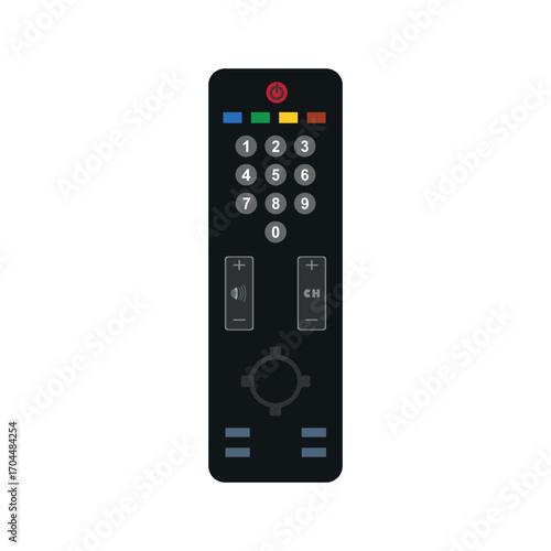 black color TV remote control