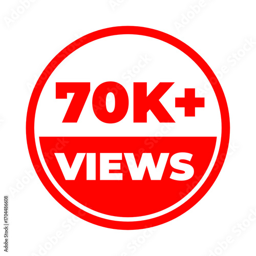 70k views png, trending video count, high engagement moment, viral clip highlight