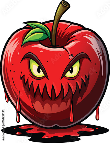 Haunted Cider Halloween Spooky Halloween Apple Monster