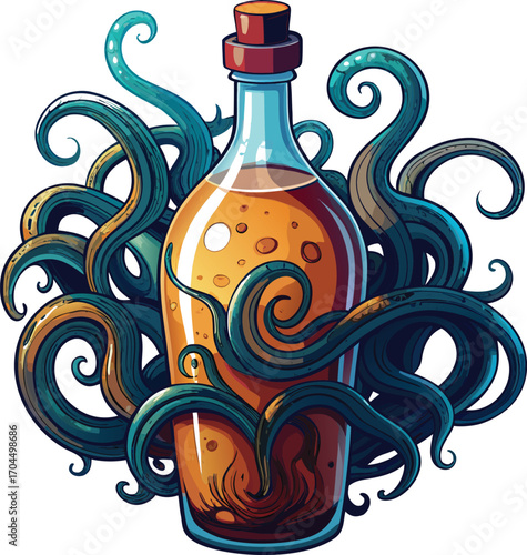 Halloween Kombucha Glass Halloween Kombucha Bottle Design
