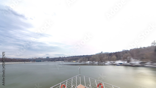 Canvas Print Moscow River