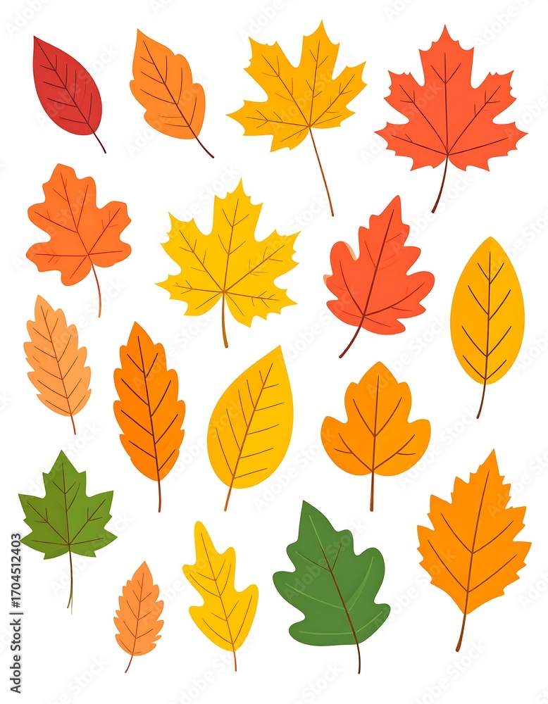 Fototapeta premium Colorful autumn leaves
