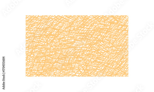 Crayon pastel scribble rectangle with hand drawn organic texture. Graphic box with soft color background, abstract sketch for creative text or card design concepts.